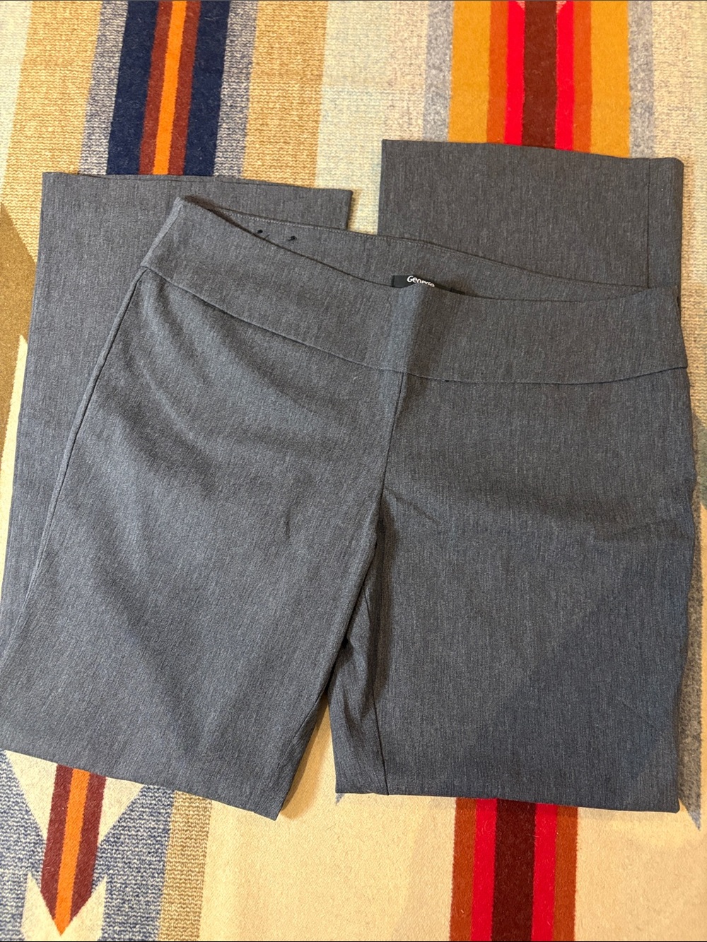 George Charcoal Stretch Pencil Skirt